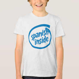 Spaans van binnen Tri-Blend shirt