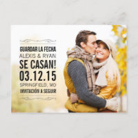 Spaans Vendimia elegante salva (ahorra) la tarjeta