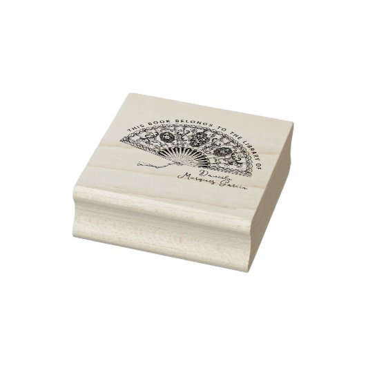  Spaans Ventilator Aangepast handgeschreven naambo Rubberstempel (Stempel)