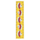 Spaans ventilatorkanaalrunner 14 x 72 korte tafelloper (Voorkant)