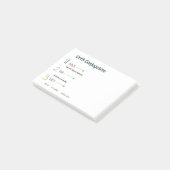 Spaans Verb Conjugation Practice (Cadeau Tense) Post-it® Notes (Schuin)