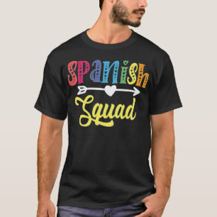 Spaans vierkant Leraar beste vrienden liefdesinste T-shirt