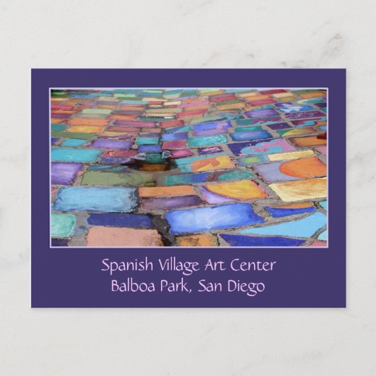 Spaans Village Art Center, Balboa Park, San Diego Briefkaart (Voorkant)