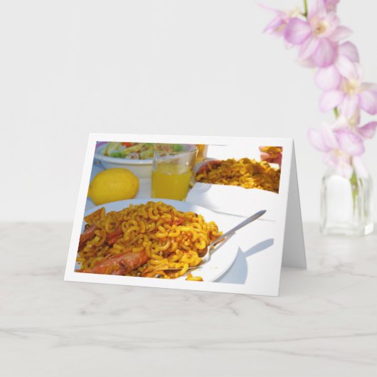 Spaans Vis en zeevruchten keuken Kaart (Orchidee)