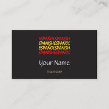 Spaans Visitekaartje