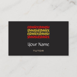 Spaans Visitekaartje