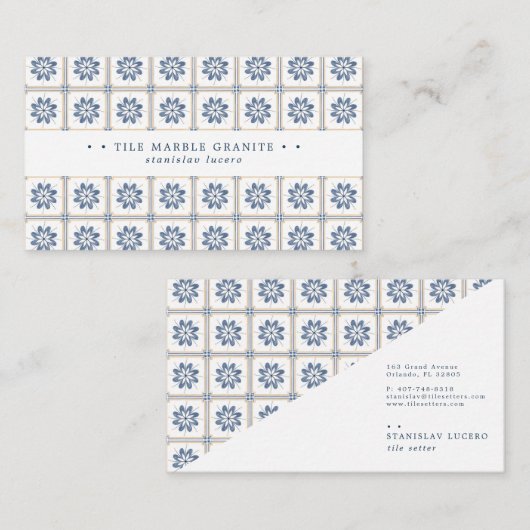 Spaans Visitekaartje (Voorkant / Achterkant)