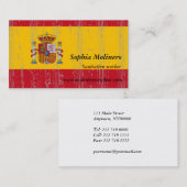 Spaans Visitekaartje (Voorkant / Achterkant)