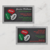 Spaans Visitekaartje voor taaltrouwerij (Voorkant / Achterkant)