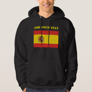 Spaans Vlag WK 2022 Football Voetbal Hoodie