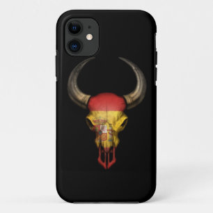 Spaans vlaggeltje Schuif op zwart Case-Mate iPhone Case