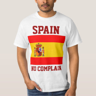 Spaans vlaggen t-shirts