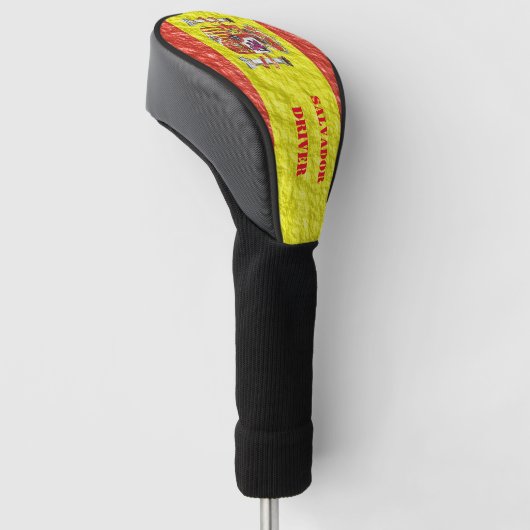 Spaans vlaggenontwerp golfheadcover (Schuin)