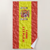 Spaans vlaggenontwerp strandlaken (Voorkant)