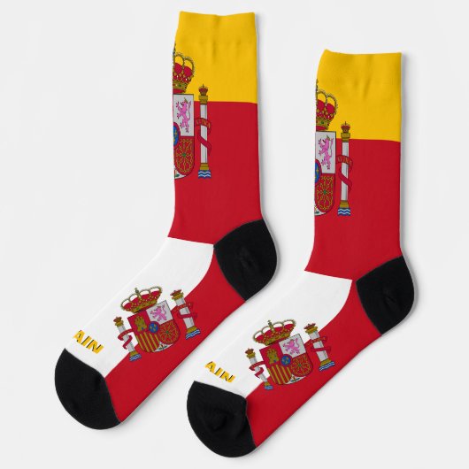 Spaans vlagpatriotticum, Duurzame Spanje Premium Sokken (Links)