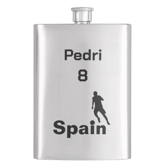 Spaans Voetbal, aanpasbaar Flacon (Voorkant)