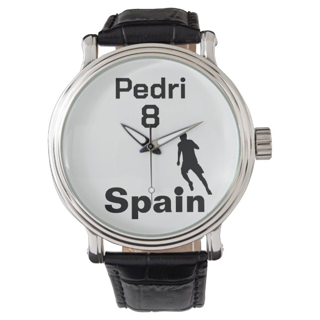 Spaans Voetbal, aanpasbaar Horloge (Voorkant)