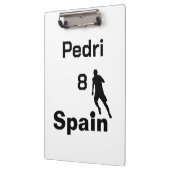 Spaans Voetbal, aanpasbaar Klembord (Links)