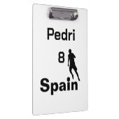 Spaans Voetbal, aanpasbaar Klembord (Rechts)