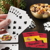 Spaans Voetbal, aanpasbaar Pokerkaarten (Insitu)