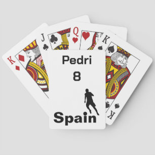 Spaans Voetbal, aanpasbaar Pokerkaarten