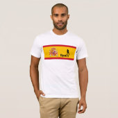 Spaans Voetbal, aanpasbaar T-shirt (Voorkant volledig)