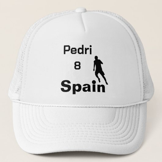Spaans Voetbal, aanpasbaar Trucker Pet (Voorkant)
