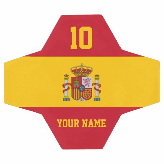 Spaans voetbal met aangepast nummer (Enkel)