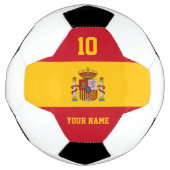 Spaans voetbal met aangepast nummer (Voorkant)