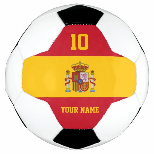 Spaans voetbal met aangepast nummer (Voorkant)