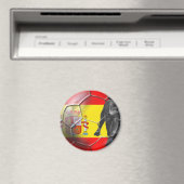 Spaans voetbal Spaans voetbalcadeau Magneet (Insitu (Vaatwasser))