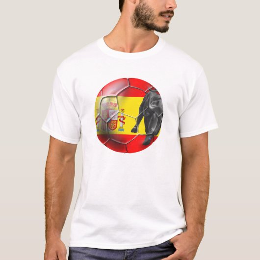 Spaans voetbal Spaans voetbalcadeau T-shirt (Voorkant)