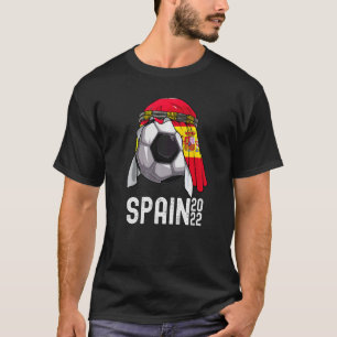 Spaans voetbalteam 2022 Arabisch Keffiyeh Spanje V T-shirt