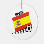 Spaans voetbalteam keramisch ornament (Links)
