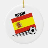 Spaans voetbalteam keramisch ornament (Achterkant)
