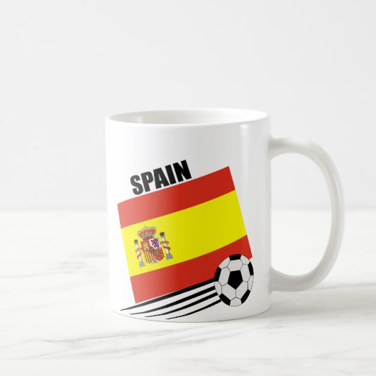 Spaans voetbalteam koffiemok (Rechts)