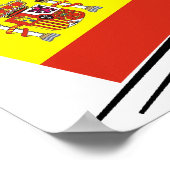 Spaans voetbalteam poster (Hoek)