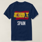 Spaans voetbalteam Spaans Man Vlag Jersey Spaans v T-shirt (Design voorkant)