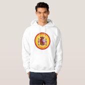 Spaans Wapen Cirkelvorm Hoodie (Voorkant volledig)