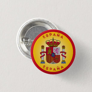 Spaans Wapen Cirkelvorm  Ronde Button 3,2 Cm