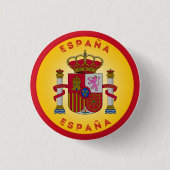 Spaans Wapen Cirkelvorm  Ronde Button 3,2 Cm (Voorkant)