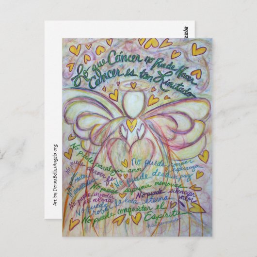 Spaans wat kanker niet kan doen engel Briefkaarten (Voorkant / Achterkant)