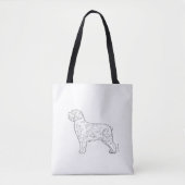 Spaans water Dog Canvas tas (Voorkant)