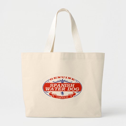 SPAANS WATER DOG_ GROTE TOTE BAG (Voorkant)