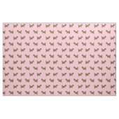 Spaans water Dog roze hond Stof (Fat Quarter)