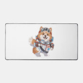 Spaans Water en wijn Grappige hond 1 Bureaumat (Voorkant)