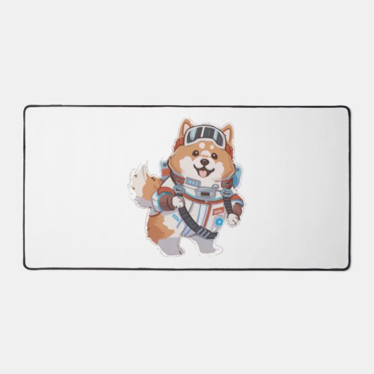 Spaans Water en wijn Grappige hond 1 Bureaumat (Voorkant)