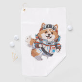 Spaans Water en wijn Grappige hond 1 Golfhanddoek (Insitu)