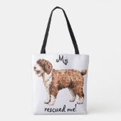 Spaans waterdeg redden tote bag (Achterkant)