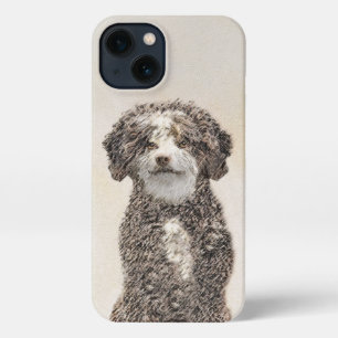Spaans waterhondenschilderij - Kute Original Dog A iPhone 13 Hoesje